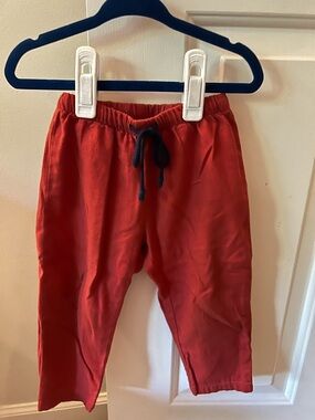 Oso & Me Bowie Pants Kids Red Pull-On Jogger Pants